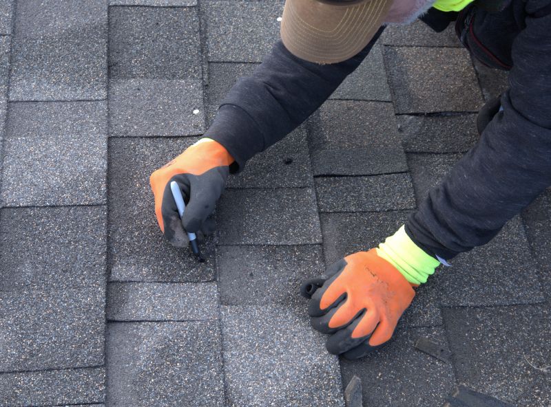 Shingle Repair on Bergenfield Roof